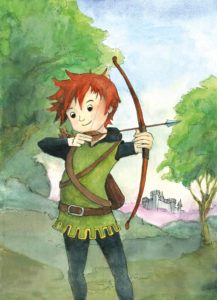 Robin Hood - Illustration © Bärbel Fooken